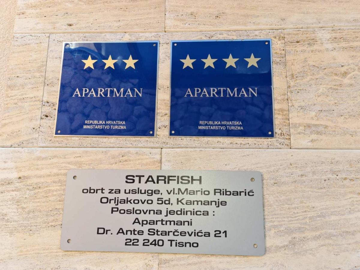 Starfish - Apartman Tisno Kültér fotó